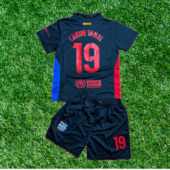 Other - Soccer jersey Lamine Yamal Barcelona away kids shorts football 4-5 years old